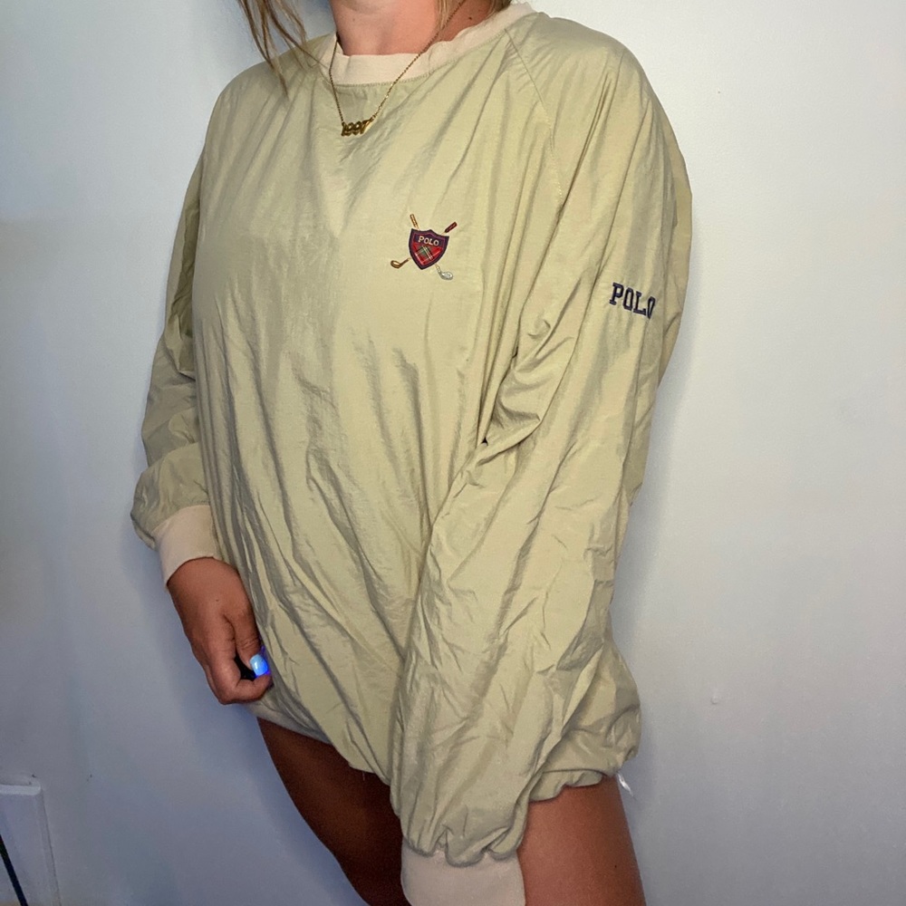 vintage polo golf windbreaker